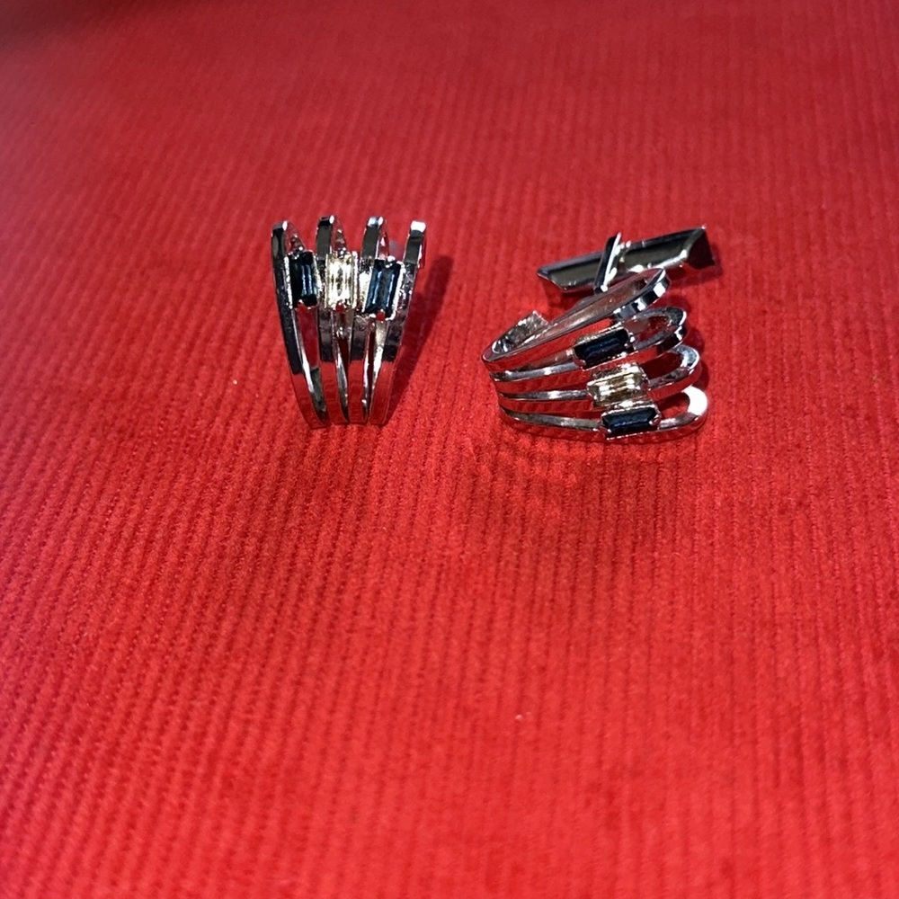 SWANK Vintage Silver Cufflinks